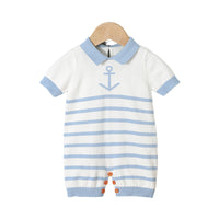 Load image into Gallery viewer, Baby Unisex Striped Knitwear Jumpsuits Wholesale 22102865
