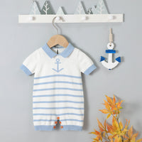 Load image into Gallery viewer, Baby Unisex Striped Knitwear Jumpsuits Wholesale 22102865
