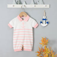 Load image into Gallery viewer, Baby Unisex Striped Knitwear Jumpsuits Wholesale 22102865
