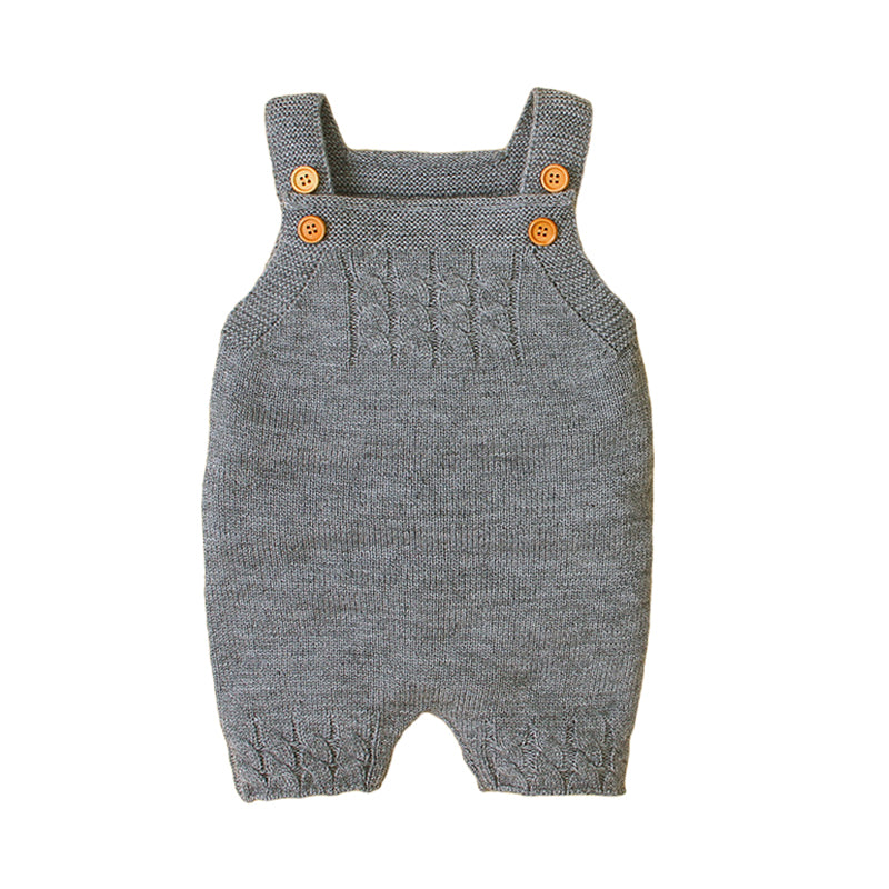 Baby Unisex Solid Color Knitwear Rompers Wholesale 22102870