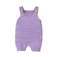 Load image into Gallery viewer, Baby Unisex Solid Color Knitwear Rompers Wholesale 22102870
