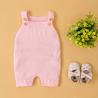 Load image into Gallery viewer, Baby Unisex Solid Color Knitwear Rompers Wholesale 22102870
