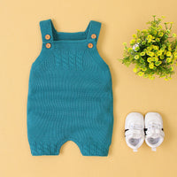 Load image into Gallery viewer, Baby Unisex Solid Color Knitwear Rompers Wholesale 22102870
