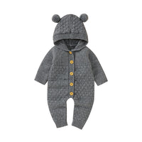 Load image into Gallery viewer, Baby Unisex Solid Color Knitwear Jumpsuits Wholesale 22102873
