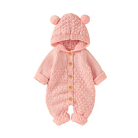 Load image into Gallery viewer, Baby Unisex Solid Color Knitwear Jumpsuits Wholesale 22102873
