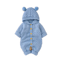 Load image into Gallery viewer, Baby Unisex Solid Color Knitwear Jumpsuits Wholesale 22102873
