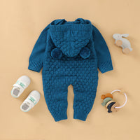 Load image into Gallery viewer, Baby Unisex Solid Color Knitwear Jumpsuits Wholesale 22102873
