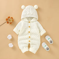 Load image into Gallery viewer, Baby Unisex Solid Color Knitwear Jumpsuits Wholesale 22102873
