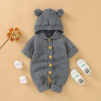 Load image into Gallery viewer, Baby Unisex Solid Color Knitwear Jumpsuits Wholesale 22102873
