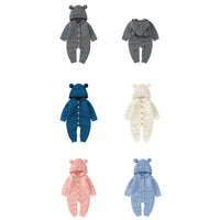 Load image into Gallery viewer, Baby Unisex Solid Color Knitwear Jumpsuits Wholesale 22102873
