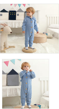 Load image into Gallery viewer, Baby Unisex Solid Color Knitwear Jumpsuits Wholesale 22102873
