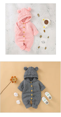 Load image into Gallery viewer, Baby Unisex Solid Color Knitwear Jumpsuits Wholesale 22102873
