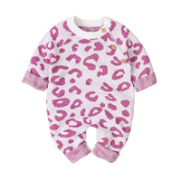 Load image into Gallery viewer, Baby Unisex Leopard print Knitwear Jumpsuits Wholesale 22102874
