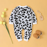 Load image into Gallery viewer, Baby Unisex Leopard print Knitwear Jumpsuits Wholesale 22102874

