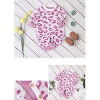 Load image into Gallery viewer, Baby Unisex Leopard print Knitwear Jumpsuits Wholesale 22102874
