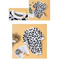 Load image into Gallery viewer, Baby Unisex Leopard print Knitwear Jumpsuits Wholesale 22102874
