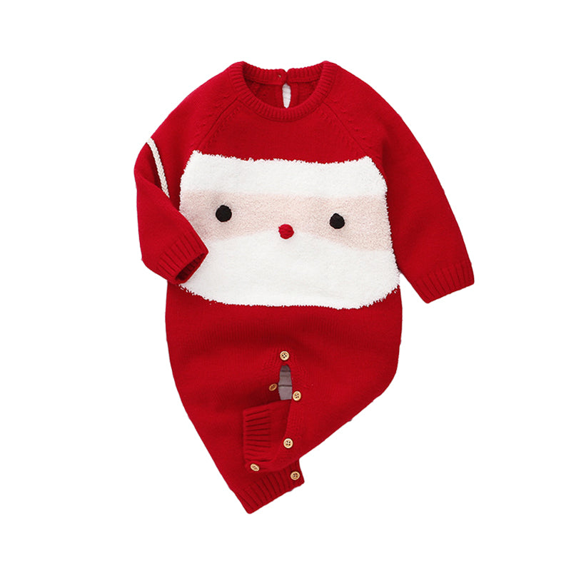 Baby Unisex Cartoon Christmas Knitwear Jumpsuits Wholesale 22102875