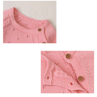 Load image into Gallery viewer, Baby Unisex Solid Color Crochet Rompers Wholesale 22102876
