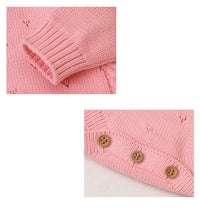 Load image into Gallery viewer, Baby Unisex Solid Color Crochet Rompers Wholesale 22102876
