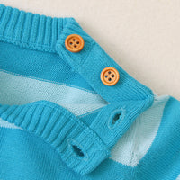 Load image into Gallery viewer, Baby Unisex Striped Color-blocking Cartoon Crochet Jumpsuits Wholesale 22102882
