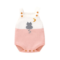 Load image into Gallery viewer, Baby Unisex Color-blocking Crochet Rompers Wholesale 22102884
