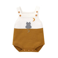 Load image into Gallery viewer, Baby Unisex Color-blocking Crochet Rompers Wholesale 22102884
