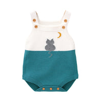 Load image into Gallery viewer, Baby Unisex Color-blocking Crochet Rompers Wholesale 22102884
