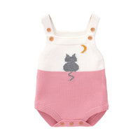 Load image into Gallery viewer, Baby Unisex Color-blocking Crochet Rompers Wholesale 22102884
