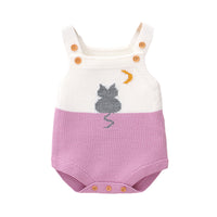 Load image into Gallery viewer, Baby Unisex Color-blocking Crochet Rompers Wholesale 22102884
