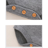 Load image into Gallery viewer, Baby Unisex Color-blocking Crochet Rompers Wholesale 22102884
