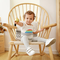 Load image into Gallery viewer, Baby Unisex Striped Rainbow Crochet Rompers Wholesale 22102886
