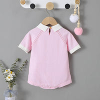 Load image into Gallery viewer, Baby Kid Girls Color-blocking Rompers Wholesale 22102888
