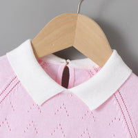 Load image into Gallery viewer, Baby Kid Girls Color-blocking Rompers Wholesale 22102888
