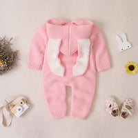 Load image into Gallery viewer, Baby Unisex Solid Color Crochet Jumpsuits Wholesale 22102889
