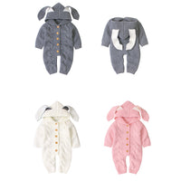 Load image into Gallery viewer, Baby Unisex Solid Color Crochet Jumpsuits Wholesale 22102889
