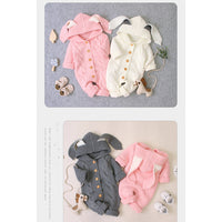 Load image into Gallery viewer, Baby Unisex Solid Color Crochet Jumpsuits Wholesale 22102889
