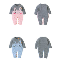 Load image into Gallery viewer, Baby Unisex Color-blocking Cartoon Crochet Jumpsuits Wholesale 22102892
