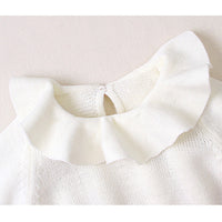 Load image into Gallery viewer, Baby Girls Striped Color-blocking Crochet Rompers Wholesale 22102894
