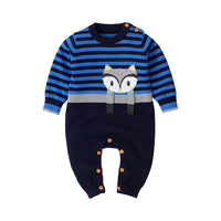 Load image into Gallery viewer, Baby Unisex Color-blocking Cartoon Crochet Jumpsuits Wholesale 22102895
