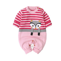 Load image into Gallery viewer, Baby Unisex Color-blocking Cartoon Crochet Jumpsuits Wholesale 22102895
