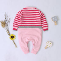 Load image into Gallery viewer, Baby Unisex Color-blocking Cartoon Crochet Jumpsuits Wholesale 22102895
