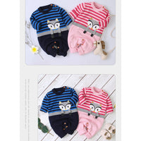 Load image into Gallery viewer, Baby Unisex Color-blocking Cartoon Crochet Jumpsuits Wholesale 22102895
