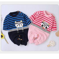 Load image into Gallery viewer, Baby Unisex Color-blocking Cartoon Crochet Jumpsuits Wholesale 22102895
