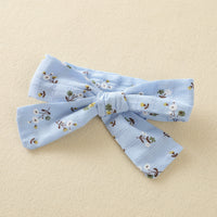 Load image into Gallery viewer, Baby Girls Flower Bow Print Rompers Wholesale 221101140
