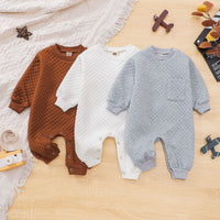 Load image into Gallery viewer, Baby Unisex Solid Color Jumpsuits Wholesale 221101359
