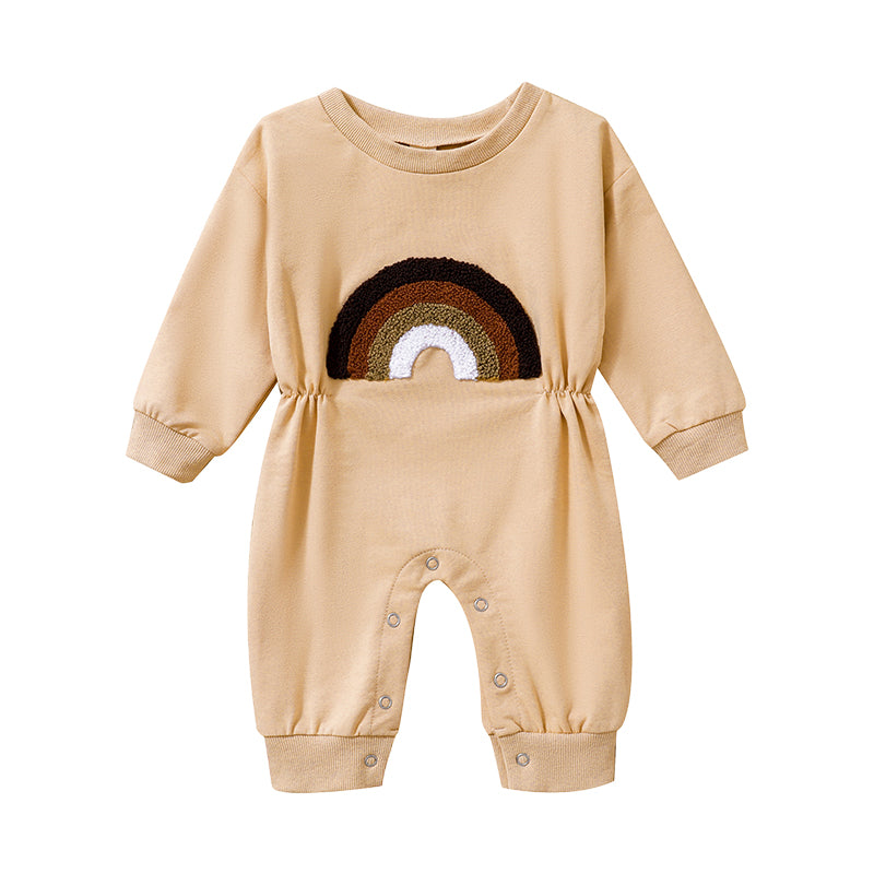 Baby Unisex Rainbow Jumpsuits Wholesale 221101421