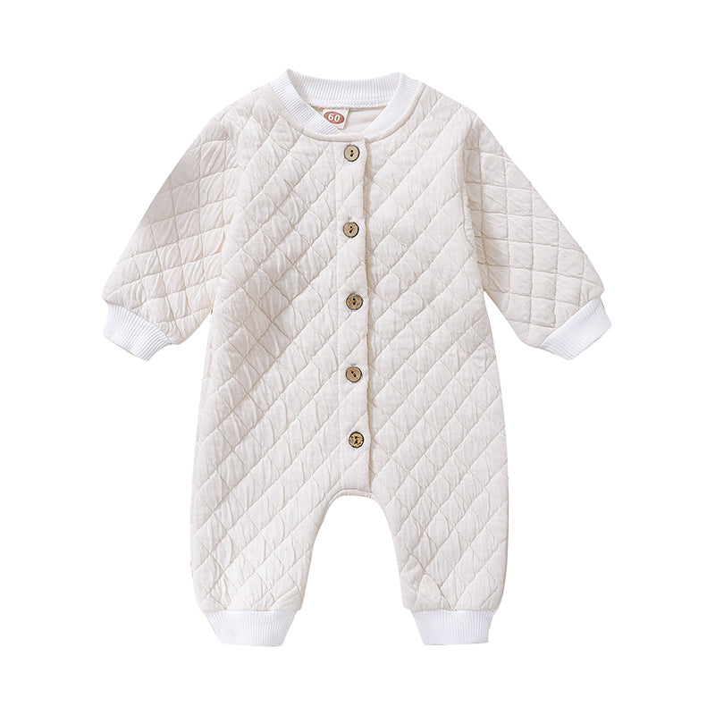 Baby Unisex Solid Color Jumpsuits Wholesale 221101422