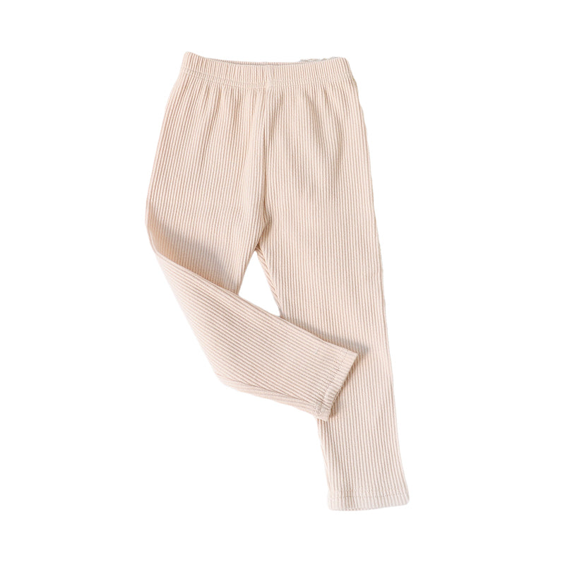 Baby Kid Girls Solid Color Pants Leggings Wholesale 221101437
