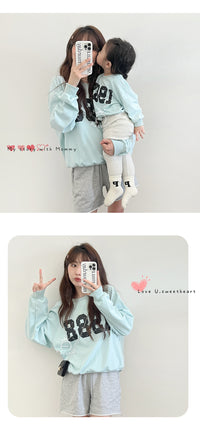 Load image into Gallery viewer, Mommy And Me Baby Kid Letters Hoodies Swearshirts Wholesale 221101438
