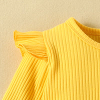 Load image into Gallery viewer, 3 Pieces Set Baby Girls Flower Print Headwear Solid Color Rompers And Bow Dresses Wholesale 221101475
